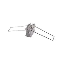 Écrou en T avec ressort de tension ET-04-12 lot de 2, argent anodisé