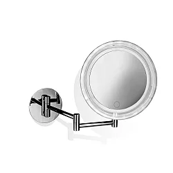 Miroir avec éclairage BS 17 TOUCH LED 5 fois, rond IP 20, chrome 
