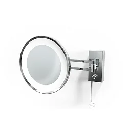 Miroir avec éclairage BS 36 LED 3 fois IP 44, chrome 
