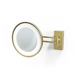 Miroir avec éclairage BS 36 LED 3 fois IP 44, or mat 