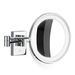 Miroir avec éclairage BS 40 LED 5 fois IP 44, chrome 