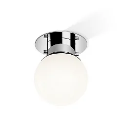 Luminaire de plafond GLOBE 20 E27 IP44, chrome 