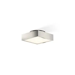 ceiling luminaire CUT 18 N LED IP 44, nickel satined dimmable