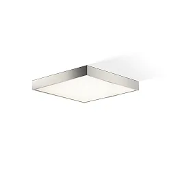 Luminaire de plafond CUT 40 N LED IP 44, nickel satiné gradable