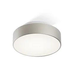 Luminaire de plafond GLOW 26 N LED IP44, nickel satiné gradable