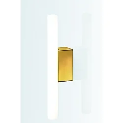 Wall luminaire OMEGA 2, 1x S14d, 30-60cm, 1 socket, IP20, gold 24 carat