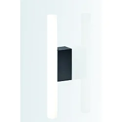 Wall luminaire OMEGA 2, 1x S14d, 30-60cm, 1 socket, IP20, black matt