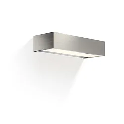 Luminaire mural BOX 25 N LED IP44, nickel satiné gradable