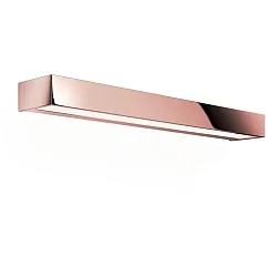 Luminaire mural BOX 60 N LED haut bas, angulaire IP44, scintillant, or rose gradable