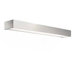 Luminaire mural BOX 60 N LED IP44, nickel satiné gradable