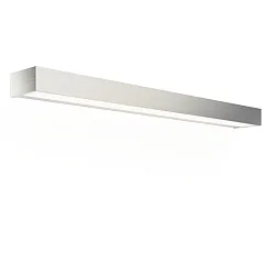 Luminaire mural BOX 80 N LED IP44, nickel satiné gradable