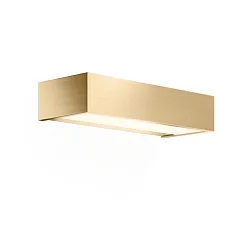 Luminaire mural BOX 25 N LED IP44, or mat gradable