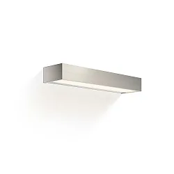 Luminaire mural BOX 40 N LED IP44, nickel satiné gradable