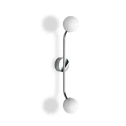 Wall luminaire PEP TWO, G9, IP20, chrome