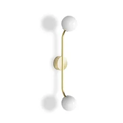 Wall luminaire PEP TWO, G9, IP20, gold matt