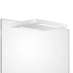 LED Mirror luminaire SLIM 1-24 N LED, 8W, 3000K, 1280lm, IP44, white matt