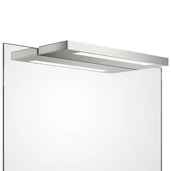LED Mirror luminaire SLIM 1-34 N LED, 16,4W, 3000K, 2500lm, IP44, nickel satin