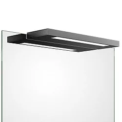 LED Mirror luminaire SLIM 1-34 N LED, 16,4W, 3000K, 2500lm, IP44, black matt