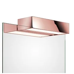 Luminaire de miroir BOX 1-25 N LED IP44, or rose gradable