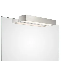 Luminaire de miroir BOX 1-40 N LED IP44, nickel satiné gradable