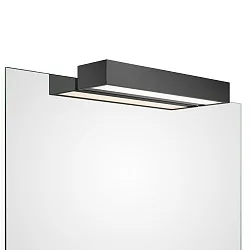 Luminaire de miroir BOX 1-40 N LED IP44, noir mat gradable