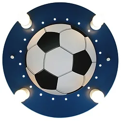 Ceiling luminaire SOCCER, nursery lamp, 4x E14 + 20x integrated LED