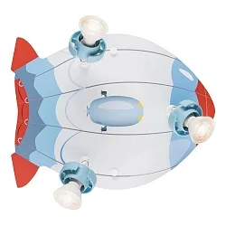 Rondell LUFTSCHIFF TECHNIKWELT, 3x GU10, blue/red