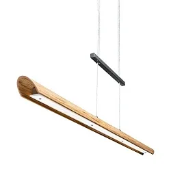 LED Pendant luminaire COLOMBIA S, 18W, 3000/4000/5000K, 1800lm, oak natural