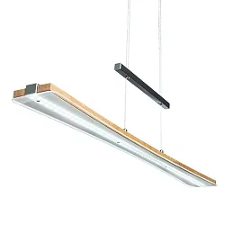 LED Pendant luminaire PANAMA, 18W, 3000/4000/5000K, 1800lm, oak natural