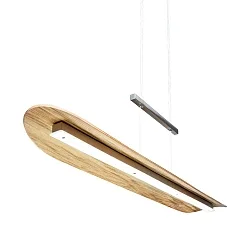 LED Pendant luminaire COLOMBIA XL, 18W, 3000/4000/5000K, 1800lm, natural aspen oak