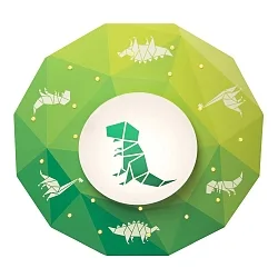Luminaire de plafond DINOS, vert