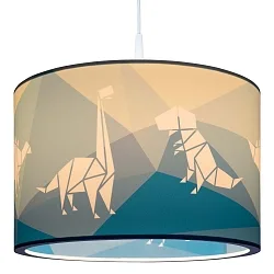 Luminaire à suspension DINOS 25/40 E27, bleu