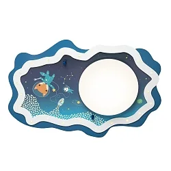 LED Ceiling luminaire LITTLE ASTRONAUTS ,,SPACE MISSION
