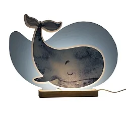 Lampe de table PAUL POTTWAL, bleu