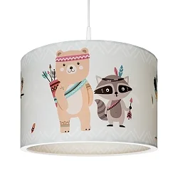 Lampe suspendue LITTLE INDIANS E27, menthe verte