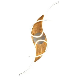 Luminaire de plafond PANAMA, chêne naturel gradable