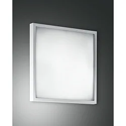 Luminaire de plafond OSAKA petit, 2 voies, angulaire E27 IP20, blanche gradable