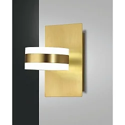 Luminaire mural DUNK pivotant IP20, laiton 