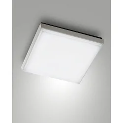 Luminaire de plafond DESDY 30 x 30CM carré, résistant aux chocs, commutable IP54, blanche 