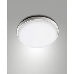 Luminaire de plafond OLLY Ø 30CM rond, résistant aux chocs, commutable IP54, blanche 