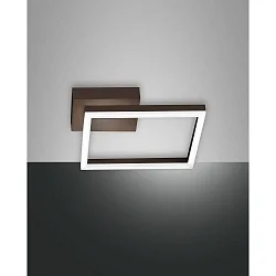 Applique et plafonnier BARD IP20, satiné, noir gradable