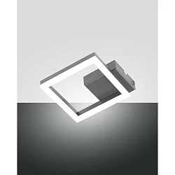 Applique et plafonnier BARD IP20, satiné, noir gradable