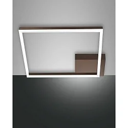 Luminaire de plafond BARD IP20, satiné, noir gradable