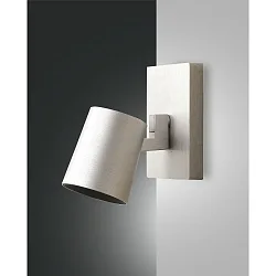 Spot MODO à 1 flamme, réglable GU10 IP20, aluminium brossé gradable