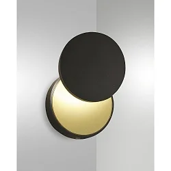 LED Wall luminaire ARA, 2x 6W, 3000K, 1080lm, IP20, black