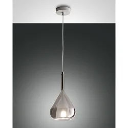 Luminaire à suspension LILA à 1 flamme E27 IP20, ambre, blanche gradable