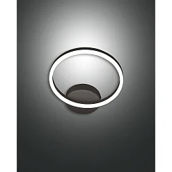 Luminaire mural GIOTTO Ø 30CM SINGLE direct, indirect IP20, satiné, blanche gradable