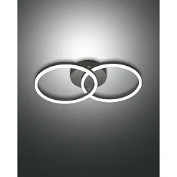 Luminaire mural GIOTTO dimmable, direct, indirect IP20, satiné, blanche gradable