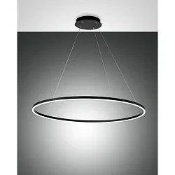 LED Pendant luminaire GIOTTO, 60W, 3000K, 6300lm, IP20, Smartluce compatible, black