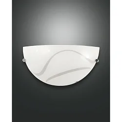 Luminaire mural MAGMA semi-circulaire E27 IP20, blanche gradable